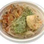 セブンイレブン ちょい盛 海鮮天ぷらうどん あさりだし＋
