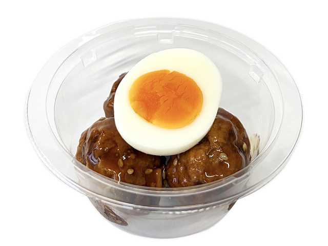 セブンイレブン 冷たいまま食べる肉団子と半熟ゆで玉子