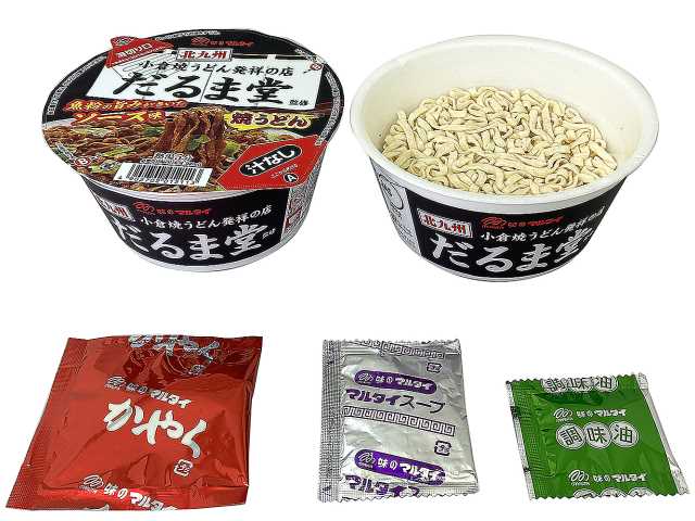 セブンイレブン マルタイ だるま堂監修小倉焼うどん