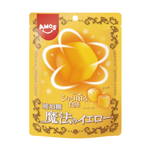 ファミリーマート ノースカラーズ 琥珀糖魔法のイエロー マンゴー味&もも味