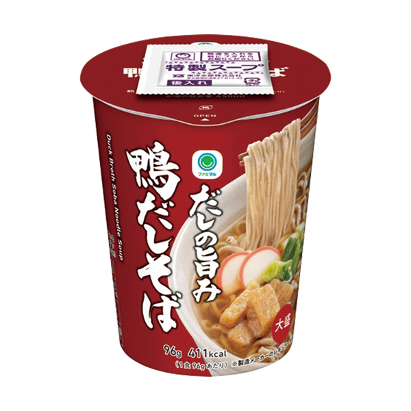 ファミリーマート だしの旨み鴨だしそば 大盛