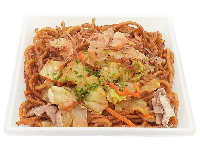 セブンイレブン 野菜盛り 濃厚ソース焼そば