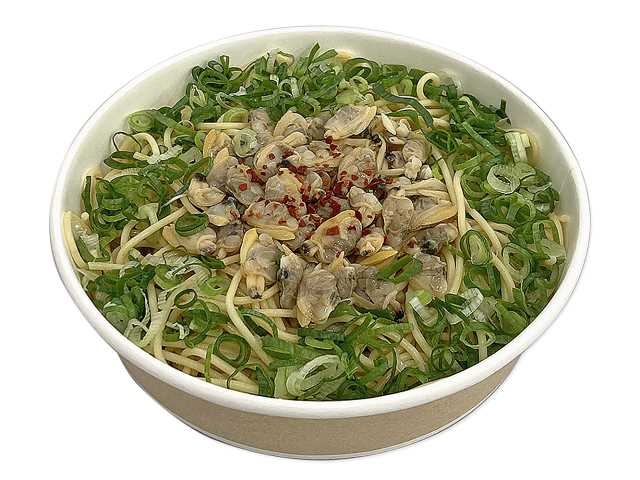 セブンイレブン あさりとねぎの和風パスタ柚子胡椒風味