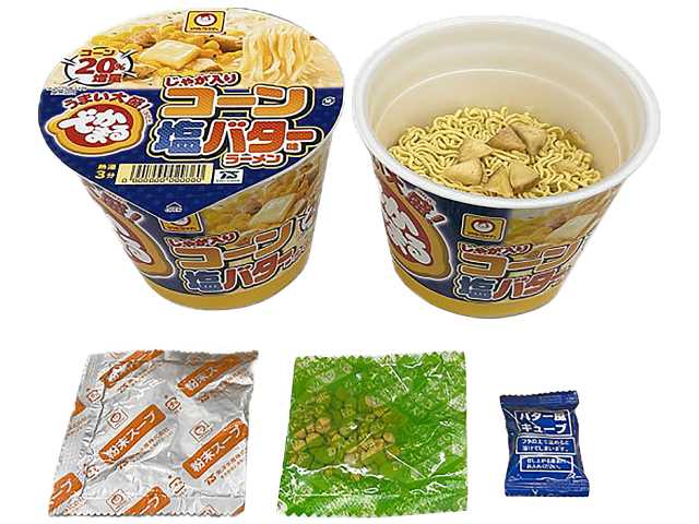 セブンイレブン でかまる じゃが入りコーン塩バター味ラーメン