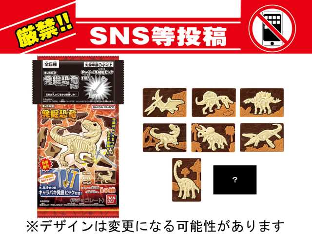 セブンイレブン キャラパキ発掘恐竜 キャラパキ発掘ピックつきｖｅｒ．