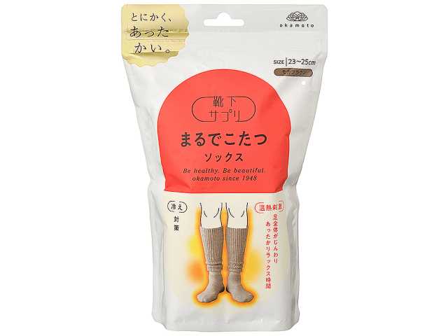 セブンイレブン まるでこたつソックス モカブラウン