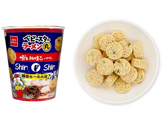 セブンイレブン おやつＣベビースターラーメン丸ＳｈｉｎＳｈｉｎ豚骨らーめん味