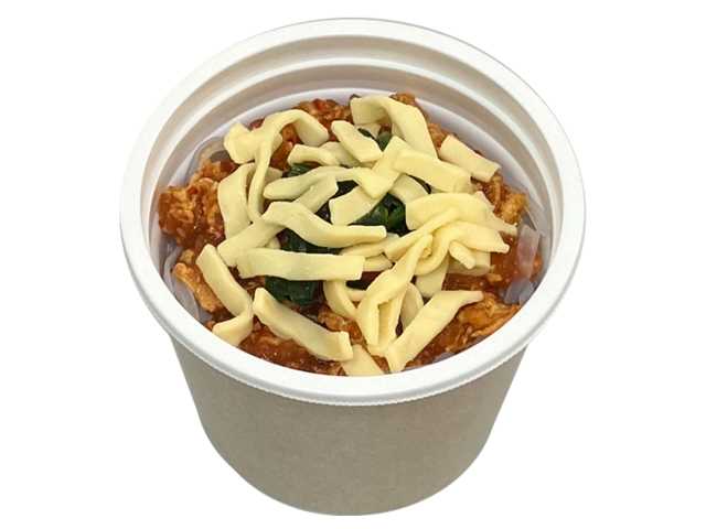 セブンイレブン チーズ入りトマト辛麺スープ（平春雨使用）