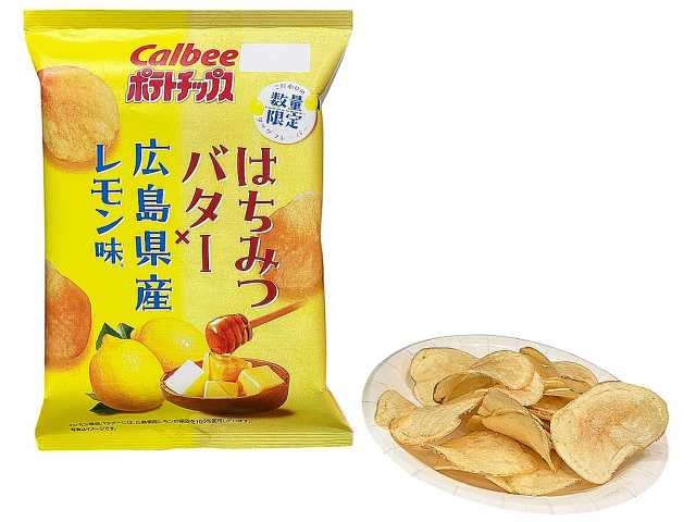 セブンイレブン カルビーポテトチップス はちみつバター×広島県産レモン味