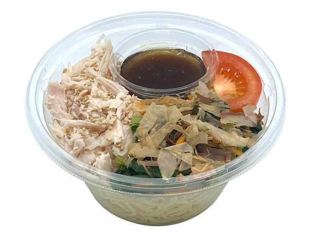 セブンイレブン 長禅寺菜と蒸し鶏のパスタサラダ