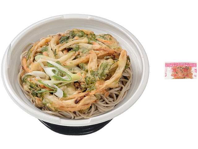セブンイレブン 鰹香る旨みつゆ かき揚げそば