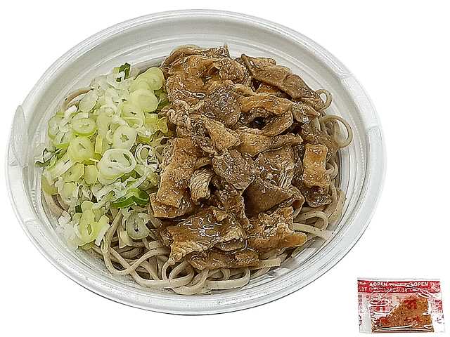 セブンイレブン 豚肉とお揚げのおそば 栃木県産そば粉使用