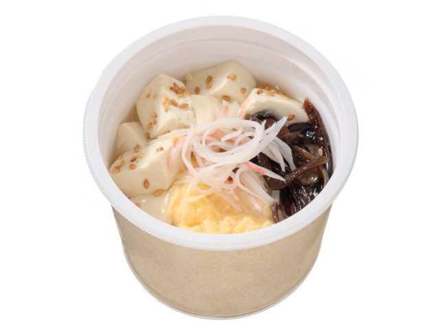 セブンイレブン ふわふわ玉子と豆腐の中華あんかけスープ