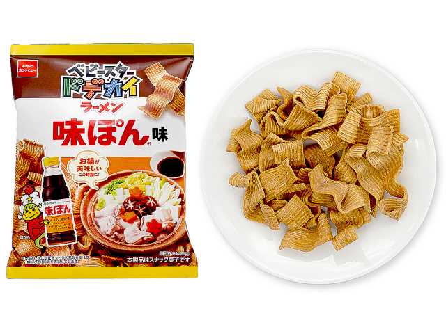 セブンイレブン おやつカンパニー ベビースタードデカイラーメン 味ぽん味