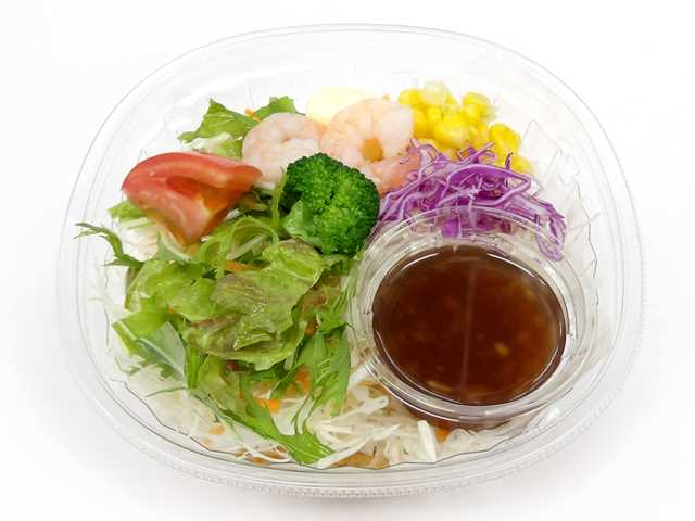 セブンイレブン くずして食べる パリパリ麺のサラダ