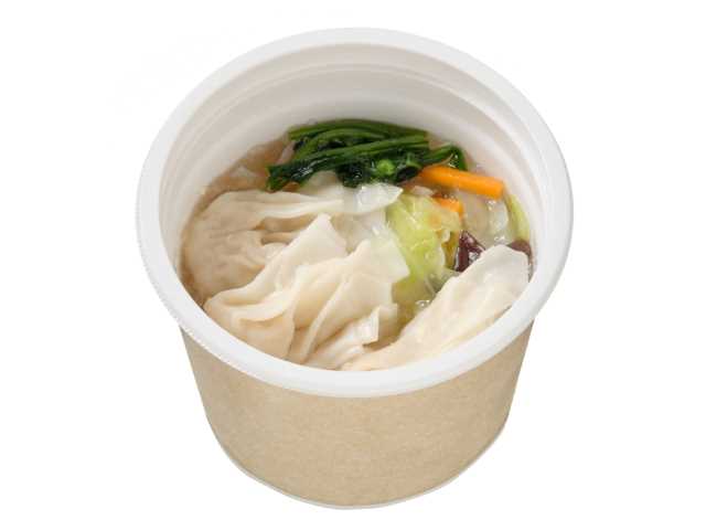セブンイレブン つるっと食感旨塩海老ワンタンスープ