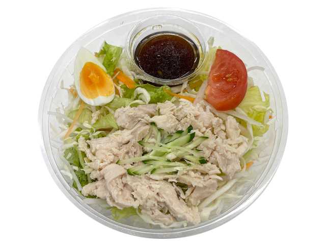 セブンイレブン 蒸し鶏とシャキシャキ野菜のサラダ