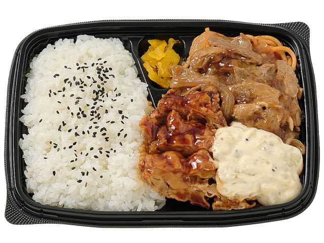 セブンイレブン チキン南蛮＆生姜焼き弁当