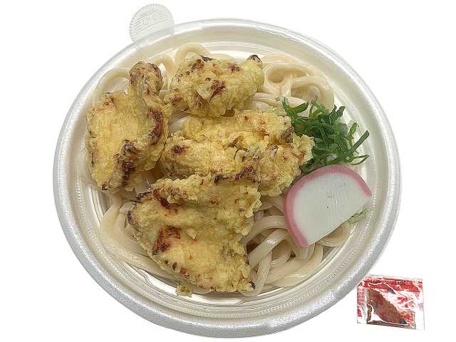セブンイレブン 塩糀漬けとり天うどん 丸鶏だし＋