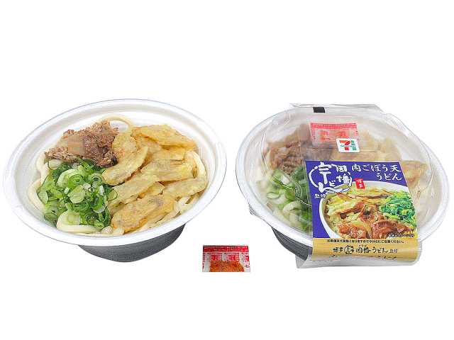 セブンイレブン 因幡うどん監修 肉ごぼう天うどん