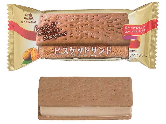 セブンイレブン 森永製菓 ビスケットサンド エクアドルカカオ