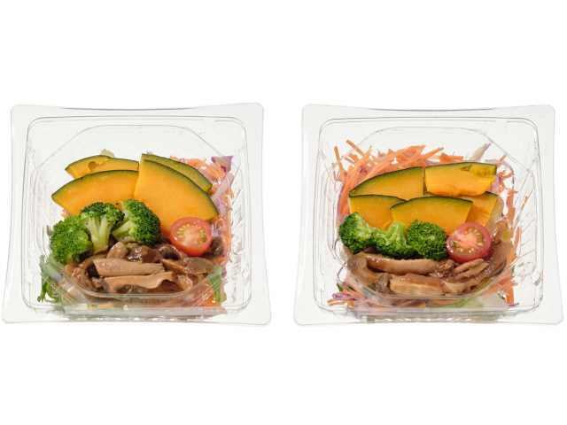 セブンイレブン 緑黄色野菜がとれるきのことかぼちゃのサラダ