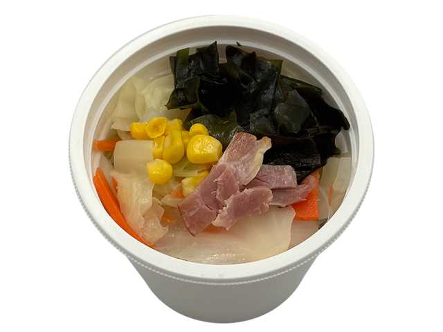 セブンイレブン やさいとわかめのぽかぽかスープ