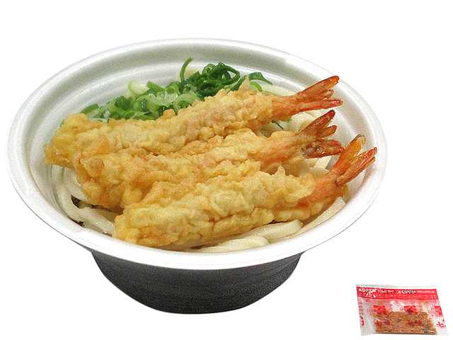 セブンイレブン 海老天うどん（３本入）