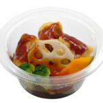 セブンイレブン 彩り野菜とたらの黒酢あん 道産真たら使用