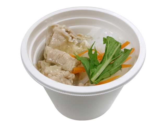セブンイレブン ごまポン酢豚しゃぶスープ広島県産豚使用