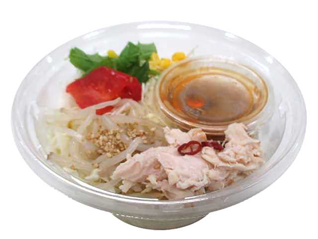 セブンイレブン ピリ辛ドレッシングのラーメンサラダ