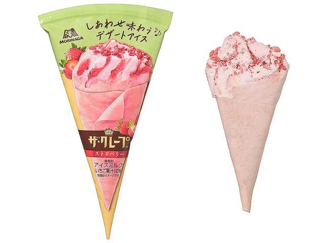セブンイレブン 森永製菓 ザ・クレープ ストロベリー