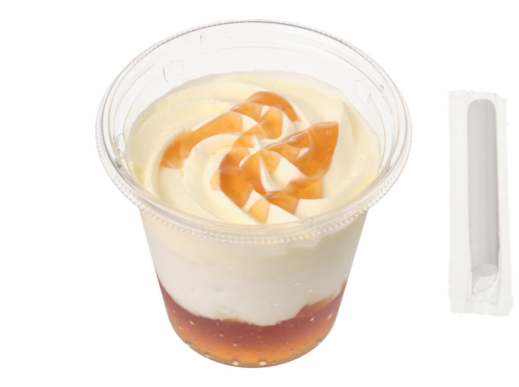 セブンイレブン まぜまぜスイーツみたらし チーズクリームラテ