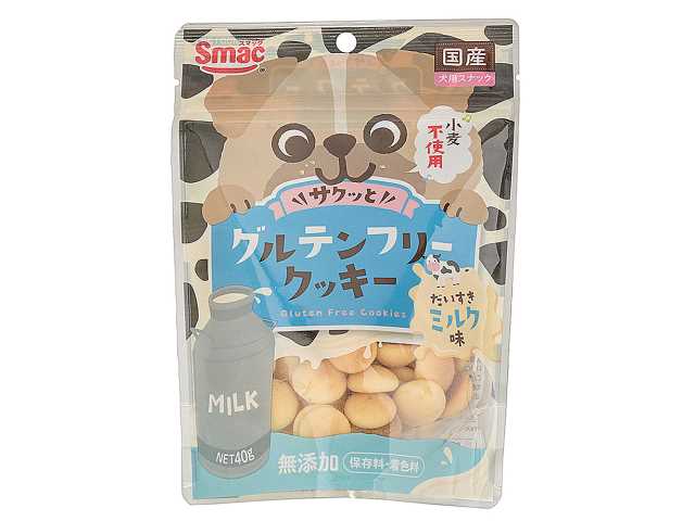 セブンイレブン 犬用グルテンフリークッキーミルク味４０ｇ