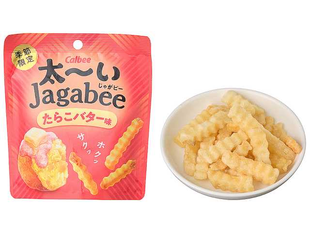 セブンイレブン カルビー 太ーい じゃがビー たらこバター味