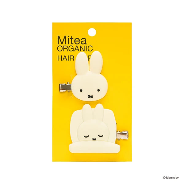 ファミリーマート Mitea ORGANIC ミッフィー ヘアクリップ 2P