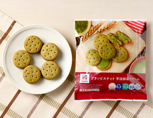 ローソン ブランビスケット 宇治抹茶クリーム