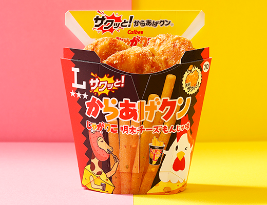 ローソン サクッと！からあげクン じゃがりこ明太チーズもんじゃ味