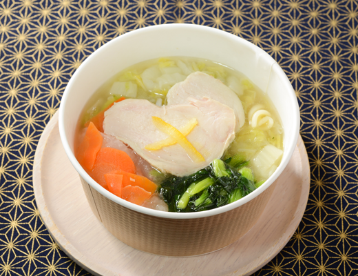 ローソン 1食分の野菜が摂れる サラダスープ ゆず塩(パスタ入り)