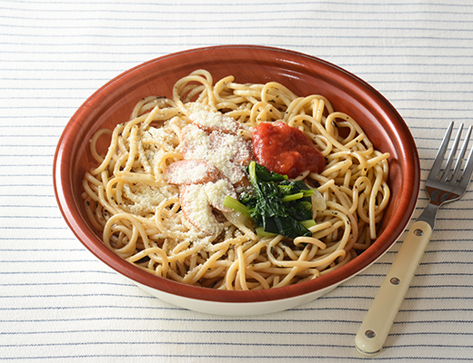 ローソン 麺たっぷり！大盛 塩バジリコチーズ